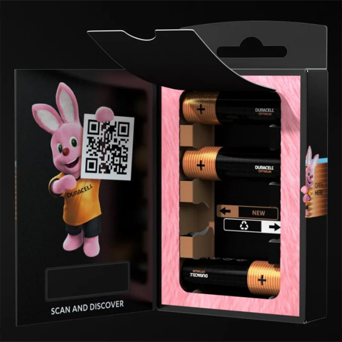 BATERIE ALCALINA DURACELL OPTIMUM LR03 BLISTER 4 BUC [5]
