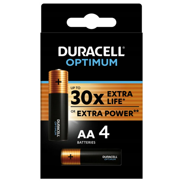 BATERIE ALCALINA DURACELL OPTIMUM LR06 BLISTER 4 BUC [2]