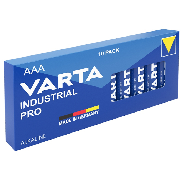 BATERIE ALCALINA INDUSTRIAL PRO LR03 SET 10 BUC VARTA [2]