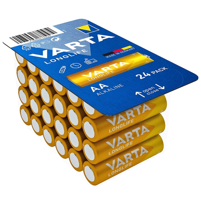 BATERIE ALCALINA LONGLIFE LR06 BLISTER 24 BUC VARTA [2]