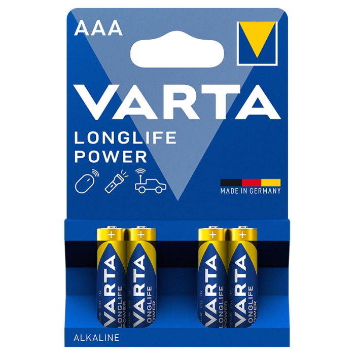 BATERIE ALCALINA LONGLIFE POWER LR3 BL4 VARTA [2]