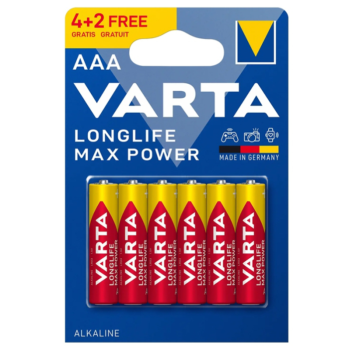 BATERIE ALCALINA LR03 MAX POWER VARTA BL 6BUC [2]