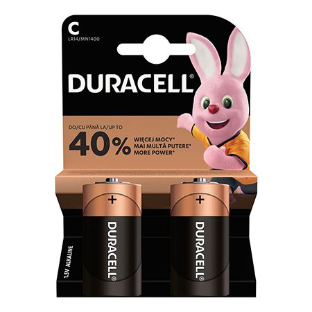 BATERIE ALCALINA LR14 BLISTER 2 BUC DURACELL [1]