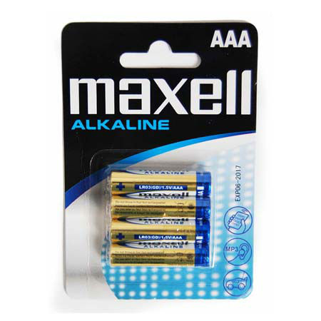 BATERIE ALCALINA MAXELL LR03 BLISTER 4 BUC [1]