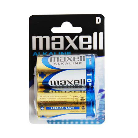 BATERIE ALCALINA MAXELL LR20 BLISTER 2 BUC [1]