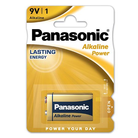 BATERIE ALCALINA PANASONIC BRONZE LR 9V BLISTER 1 BUC [1]