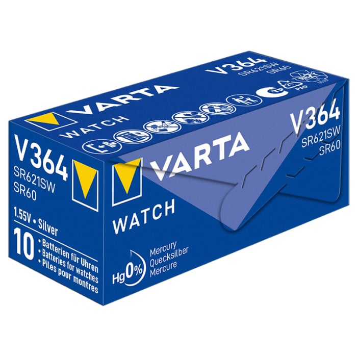 BATERIE ARGINT AG1 SR621SW V364 VARTA [2]