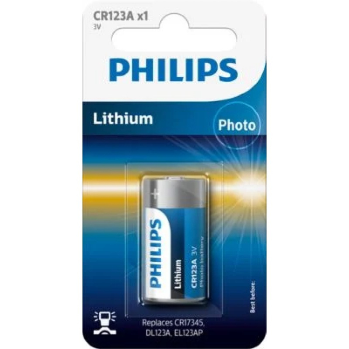 BATERIE LITHIUM CR123 BLISTER 1 BUC PHILIPS [2]