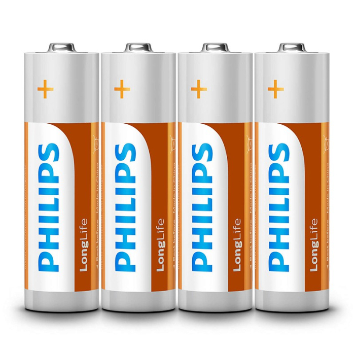 BATERIE LONGLIFE R6 AA FOLIE 4 BUC PHILIPS [2]