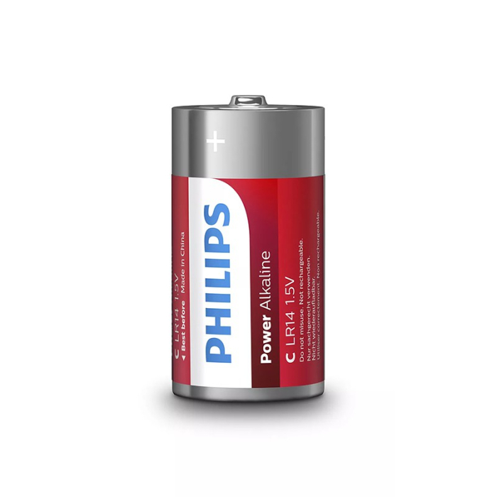 BATERIE POWER ALKALINE LR14 C BLISTER 2 BUC PHILIPS [3]