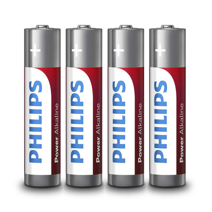 BATERIE POWER ALKALINE LR3 AAA FOLIE 4 BUC PHILIPS [2]