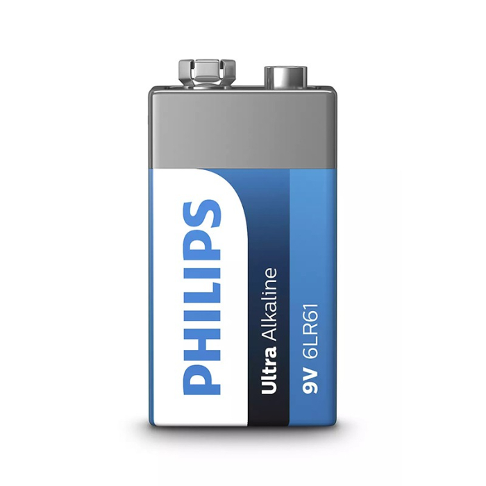 BATERIE ULTRA ALKALINE 9V BLISTER 1 BUC PHILIPS [3]