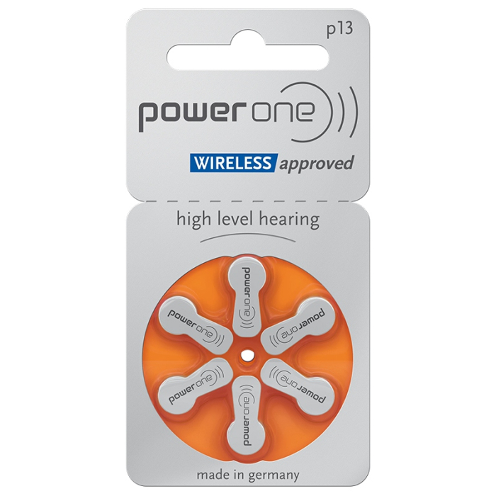 BATERII AUDITIVE POWER ONE P13 BL 6 VARTA [2]