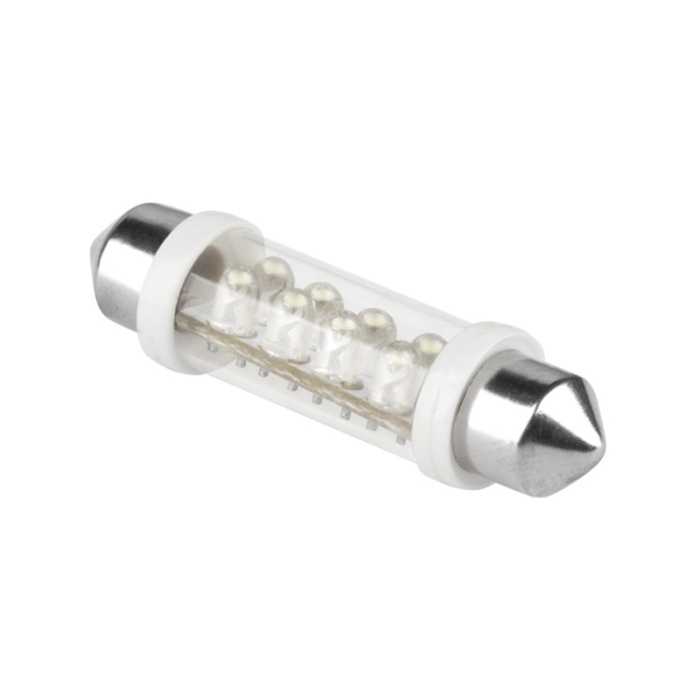 BEC AUTO 12V T10*42-8LED SV 8.5 ALB [2]