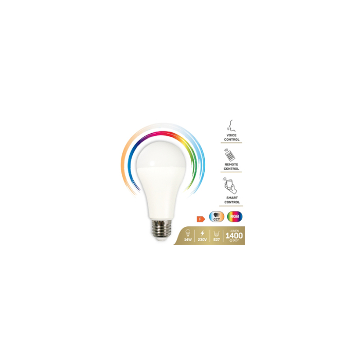 BEC LED E27 A65 RGB CCT SMART WI-FI 14W [5]