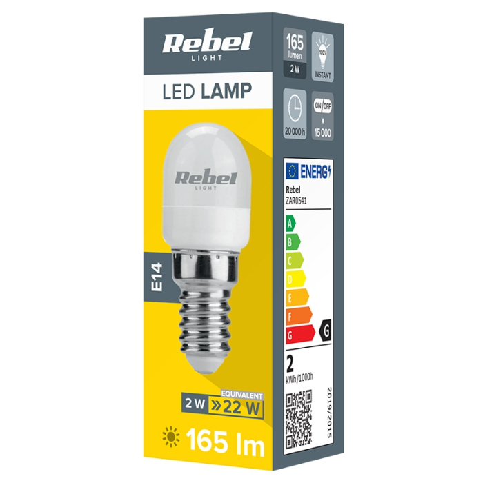 BEC LED FRIGIDER 2W E14 6500K 230V REBEL [3]