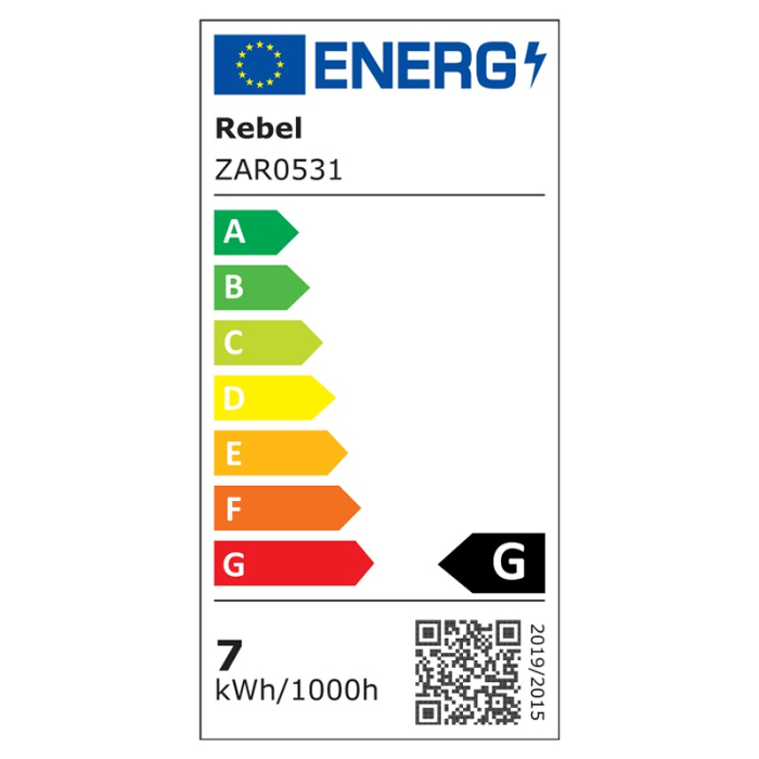BEC LED GU10 7W 3000K 230V REBEL [4]