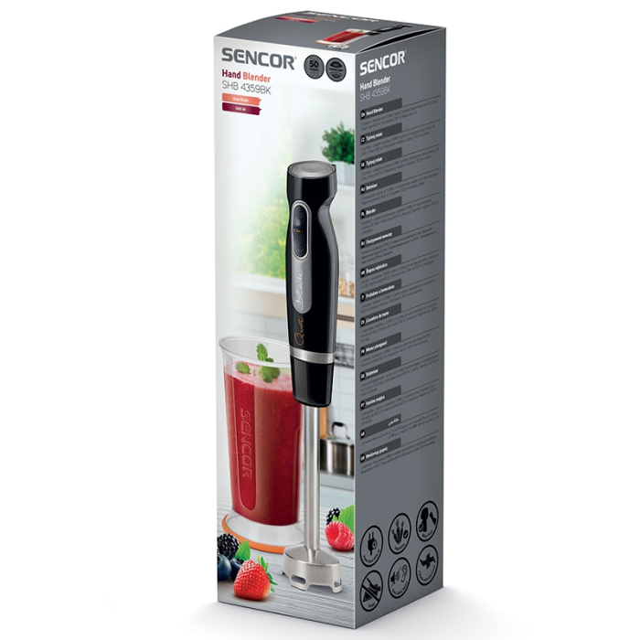 BLENDER DE MANA 2 VITEZE 800W NEGRU SENCOR [11]