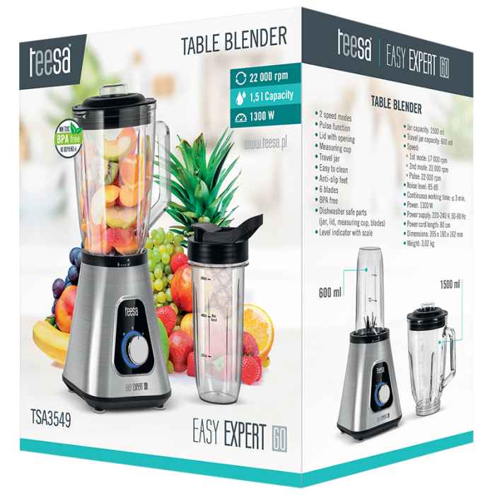 BLENDER MASA 1300W EASY EXPERT GO TEESA [9]