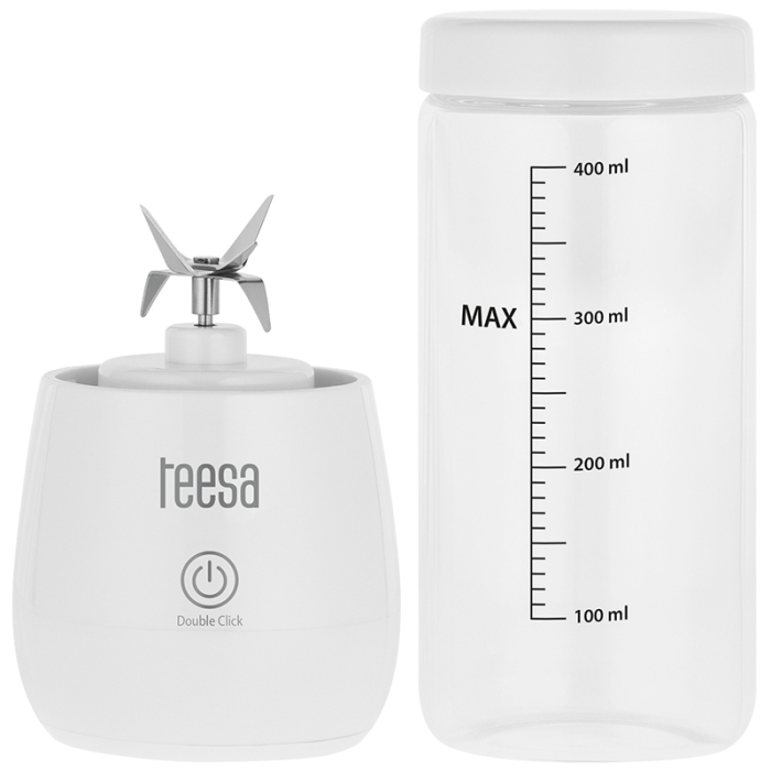 BLENDER PORTABIL 450ML 100W 2X 2000 MAH TEESA [4]