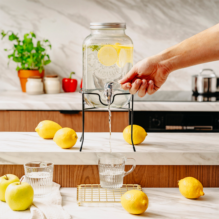BORCAN LIMONADA 4 L CU STAND SI ROBINET [7]