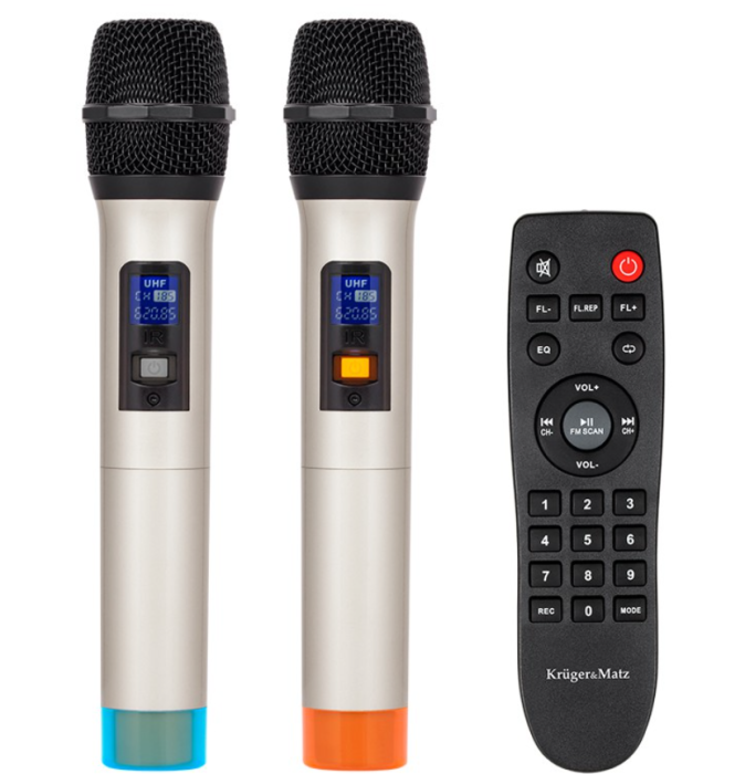 BOXA ACTIVA PORTABILA UHF 15 INCH K&M [4]