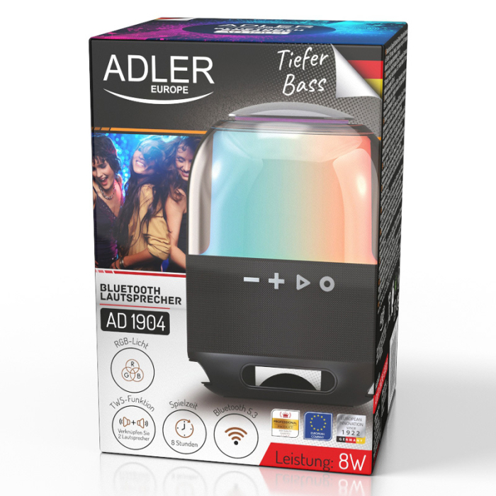 BOXA BLUETOOTH FM RGB AD 1904 ADLER [14]