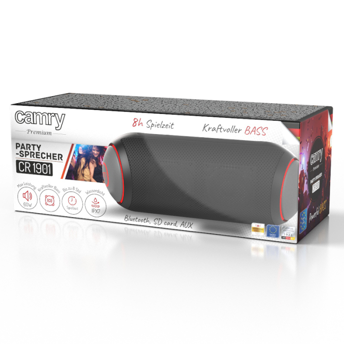 BOXA BLUETOOTH PORTABILA CR 1901 CAMRY [3]