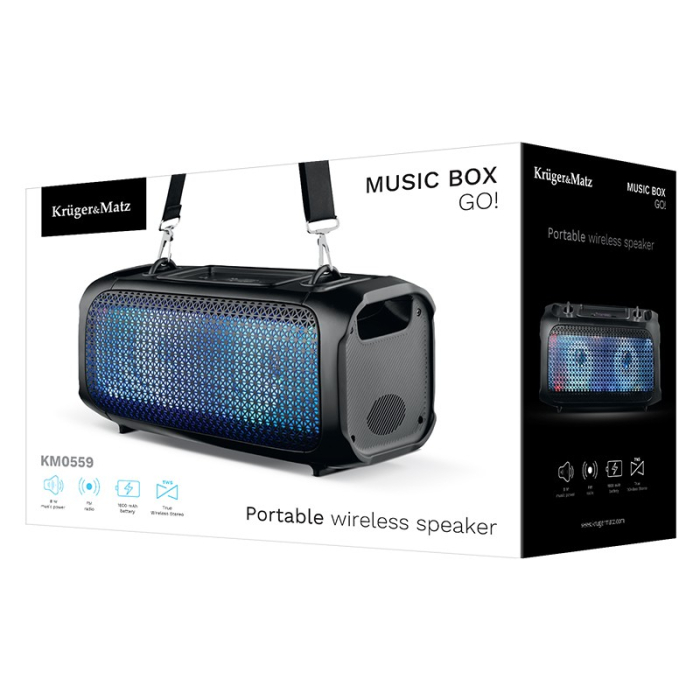 BOXA BT PORTABILA MUSIC BOX GO! KRUGER&MATZ [7]
