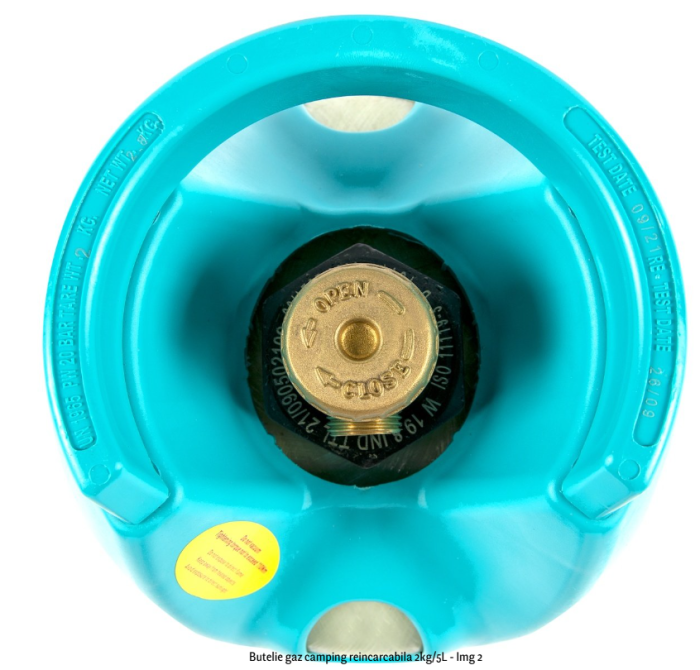 Butelie gaz camping reincarcabila 2kg/5L Stoc disponibil la furnizor -15% DZ-CB103 [2]