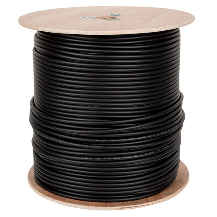 CABLU COAXIAL F690BV+GEL NEGRU TAMBUR 305M [2]