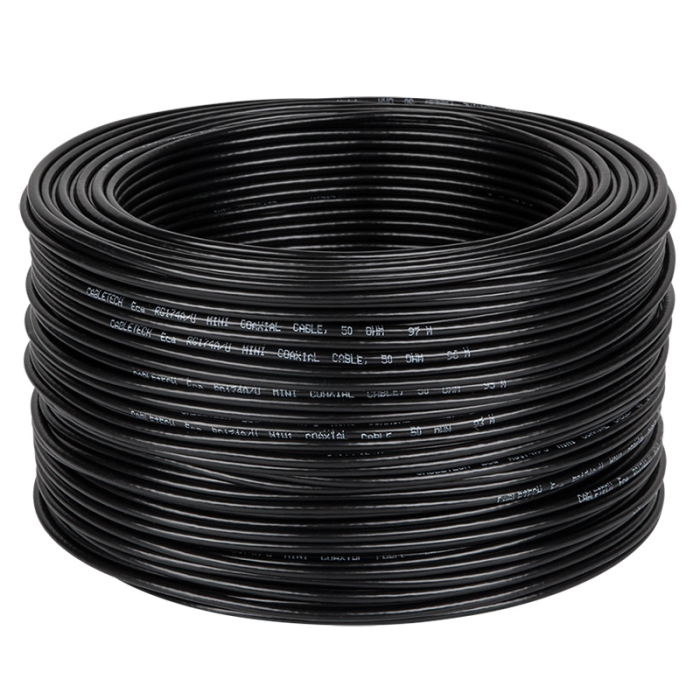 CABLU COAXIAL RG174 50 OHM NEGRU 100M [2]