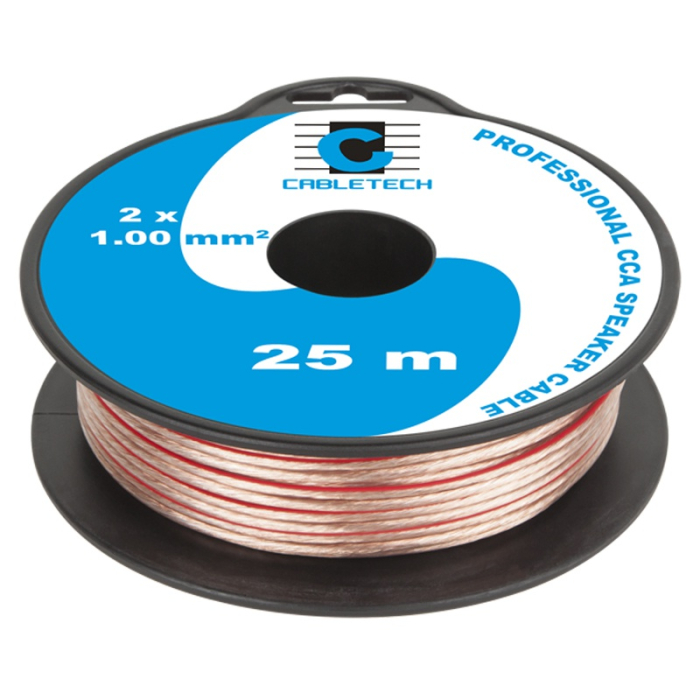 CABLU DIFUZOR CCA 2X1.00MM TRANSPARENT 25M [2]