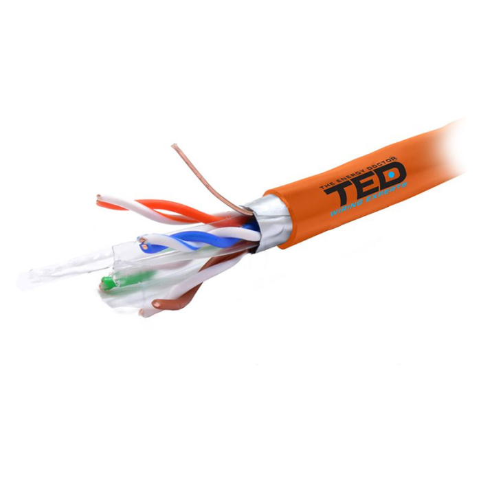 CABLU FTP CAT 6 CUPRU 0.56MM LSZH 305M TED ELECTRIC [2]