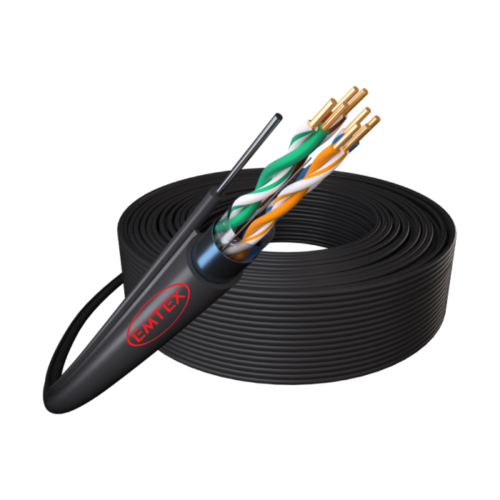 CABLU FTP CAT5E CU SUFA CUPRU 24AWG 305M EMTEX [2]