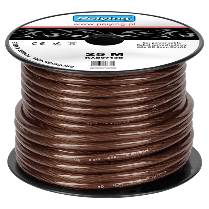 CABLU PUTERE CU-AL 6GA (7.8MM/13.29MM2) 25M N [2]