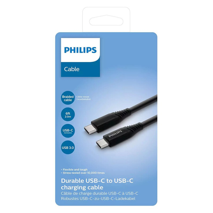 CABLU USB 3.0 TYPE C TATA - TATA 2M PHILIPS [3]