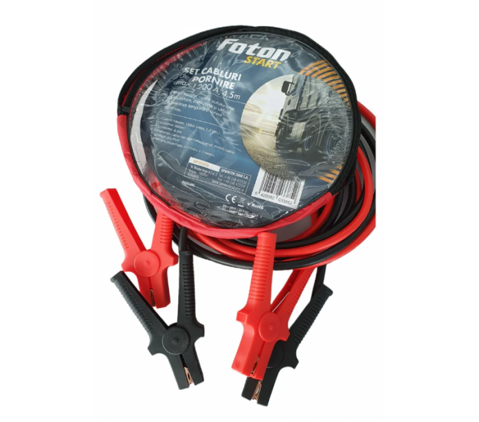 Cabluri profesionale de pornire Foton 1200A 4.5m, in gentuta [2]