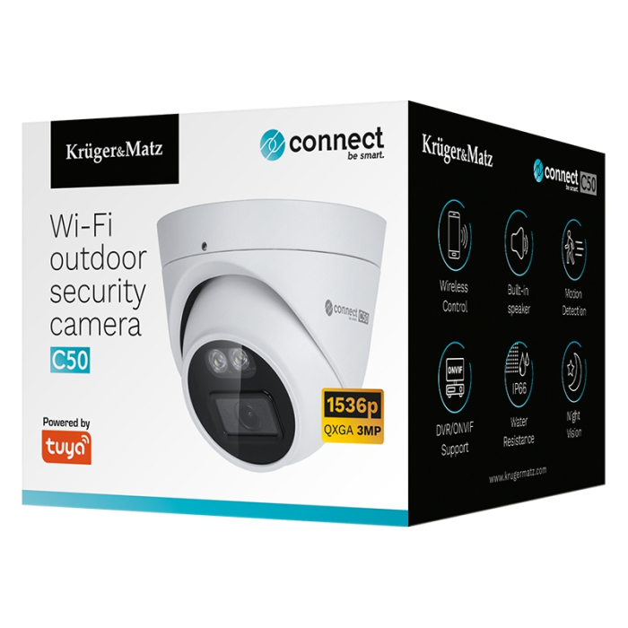 CAMERA WIFI CONNECT C50 TUYA KRUGER&MATZ [8]
