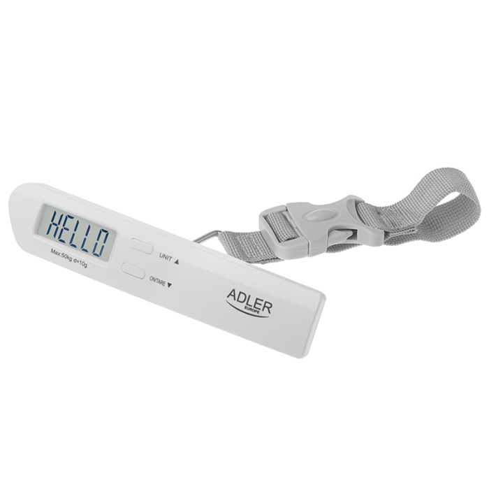 CANTAR BAGAJ MAX 50KG AD 8191 ALB ADLER [4]