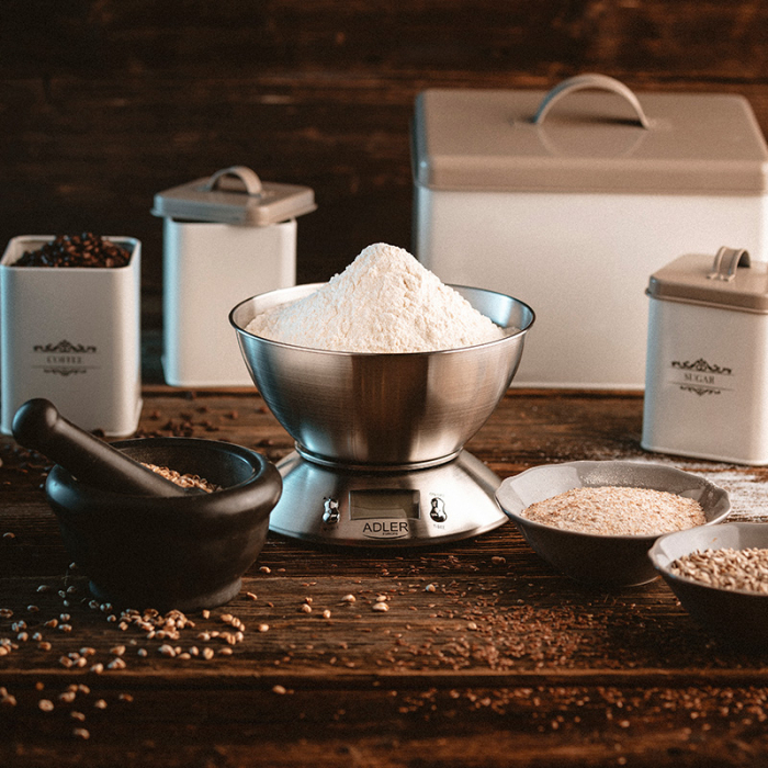 CANTAR BUCATARIE CU BOL INOX 1.8L ADLER [7]