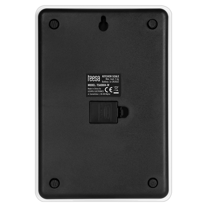 CANTAR BUCATARIE STICLA ALB TEESA [4]