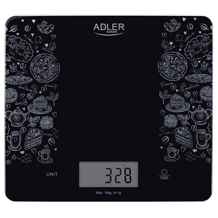 CANTAR BUCATARIE STICLA MAX 10KG AD 3171 ADLER [2]