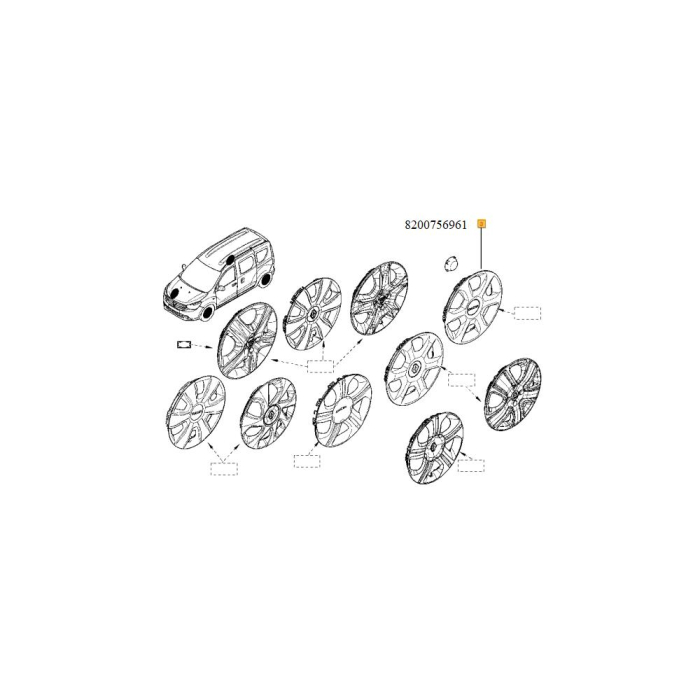 CAPAC ROATA TABLA 15'' LOG. FACELIFT/LOG. II /DOKKER [2]