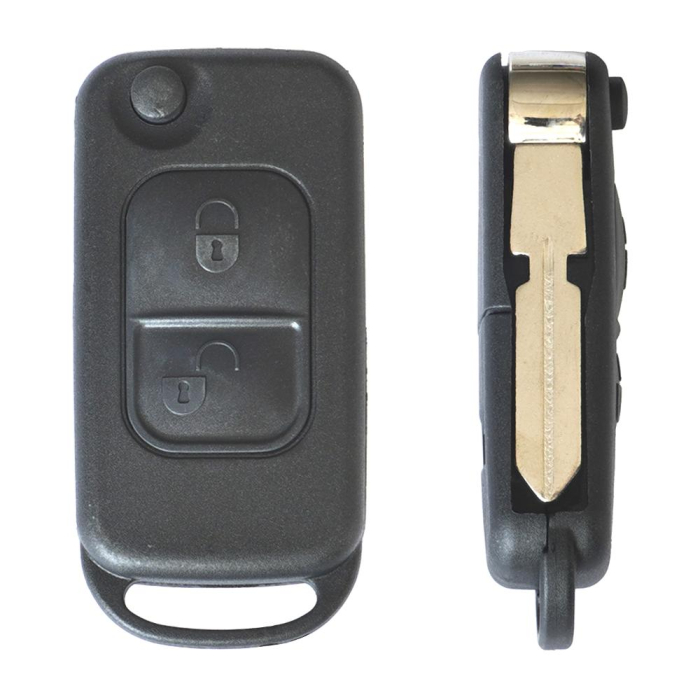 CARCASA CHEIE CONTACT PENTRU MERCEDES CLASSE A (W168) / CLASSE C (W202 / W203) / CLASSE E (W210) / CLASSE G (W461), 2 BUTOANE, CU CHEIE [2]