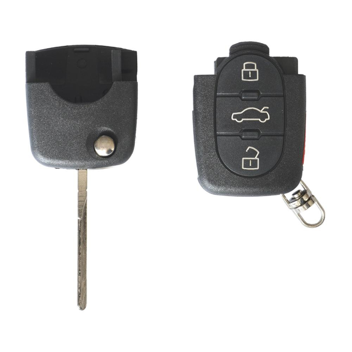 CARCASA CHEIE CONTACT PENTRU SKODA FABIA / OCTAVIA, 3+1 BUTOANE, CU CHEIE [3]