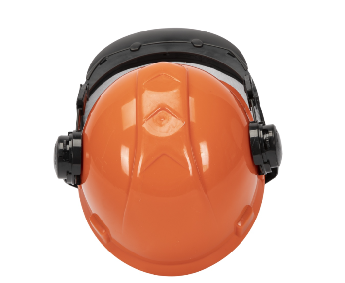 Casca cu viziera protectie din plasa si antifoane [4]