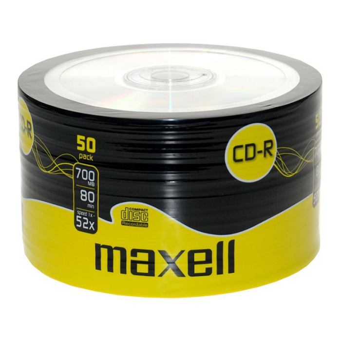 CD-R MAXELL 700MB 52X SPINDLE 50 [2]