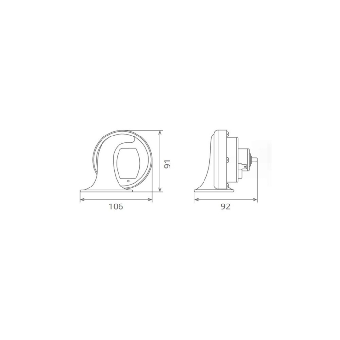 CLAXON ELECTROMAGNETIC 12V 6A TON INALT [4]