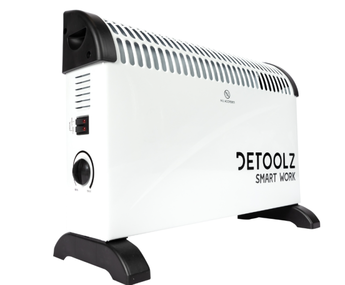 Convector electric Detoolz, 2KW, 3 trepte de putere, cu termostat reglabil [5]